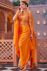 Indowestern Cape-Set